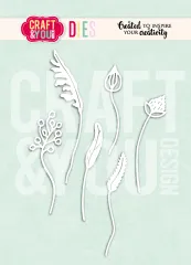 Craft and You - Cutting Dies - Wildflowers by Gosia