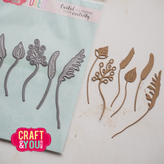 Craft and You - Cutting Dies - Wildflowers by Gosia