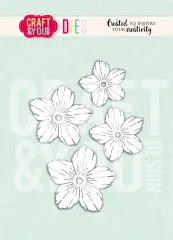 Craft and You - Cutting Dies - Garden Flower 1 by Gosia