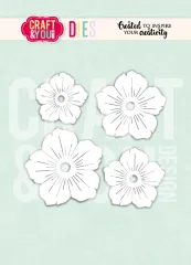 Craft and You - Cutting Dies - Garden Flower 2 by Gosia