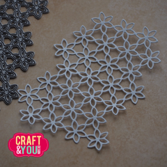 Craft and You - Cutting Dies - Flower Background