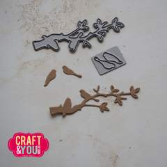 Craft and You - Cutting Dies - Birds on a Branch