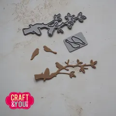 Craft and You - Cutting Dies - Birds on a Branch