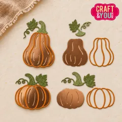 Craft and You - Cutting Dies - Two Pumpkins
