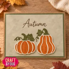Craft and You - Cutting Dies - Two Pumpkins