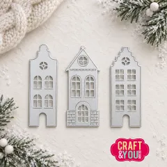 Craft and You - Cutting Dies - Tenement Houses