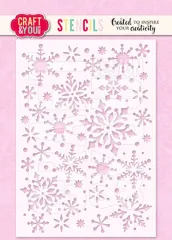 Craft and You - Stencil - Snowflakes 2