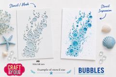 Craft and You - Stencil - Bubbles