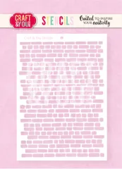 Craft and You - Stencil - Bricks