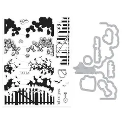 Hero Arts - Clear Stamps & Cutting Dies - Seaside Blooms - Coastal Blooms HeroScape