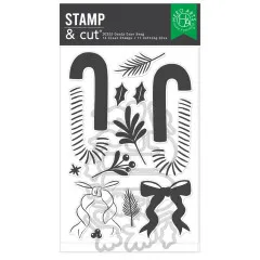 Hero Arts - Clear Stamps & Cutting Dies - Candy Cane Season - Candy Cane Swag
