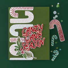 Hero Arts - Clear Stamps & Cutting Dies - Candy Cane Season - Candy Cane Swag