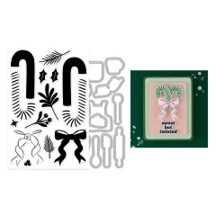 Hero Arts - Clear Stamps & Cutting Dies - Candy Cane Season - Candy Cane Swag