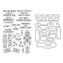 Hero Arts - Clear Stamps & Cutting Dies - Crackin' Christmas - A Little Nuts