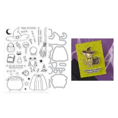 Hero Arts - Clear Stamps & Cutting Dies - Hocus Pocus - Tricks and Treat