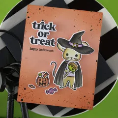 Hero Arts - Clear Stamps & Cutting Dies - Hocus Pocus - Tricks and Treat