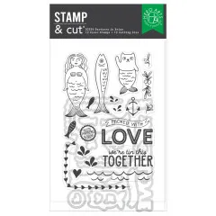Hero Arts - Clear Stamps & Cutting Dies - Packed With Love - Partners In Brine