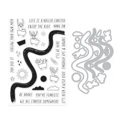 Hero Arts - Clear Stamps & Cutting Dies - What A Ride - Wild Ride