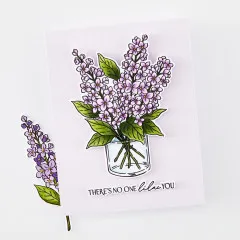Hero Arts - Clear Stamps & Cutting Dies - Spring Meadow - No One Lilac You
