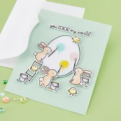 Hero Arts - Clear Stamps & Cutting Dies - Eggstra Special - Color My World