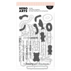 Hero Arts - Clear Stamps & Cutting Dies - Beary Sweet - Let's Stick Together