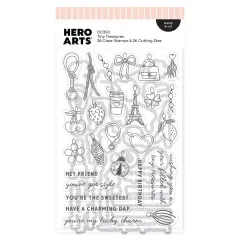 Hero Arts - Clear Stamps & Cutting Dies - Tote-ally Awesome - Tiny Treasures