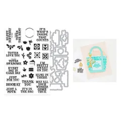 Hero Arts - Clear Stamps & Cutting Dies - Tote-ally Awesome - Totes the Best