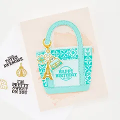 Hero Arts - Clear Stamps & Cutting Dies - Tote-ally Awesome - Totes the Best