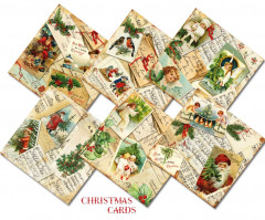 Christmas Cards 8x8 Paper Pack