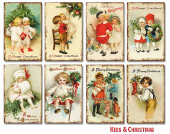 Kids and Christmas Mini Paper Pack