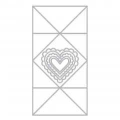 Hero Arts Fancy Dies - Folded Love Note