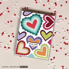 Hero Arts Fancy Dies - Folded Love Note