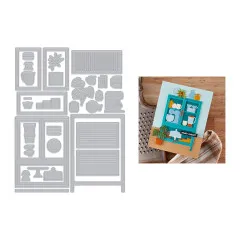 Hero Arts - Die Set - Retro Kitchen - Classic Cabinet