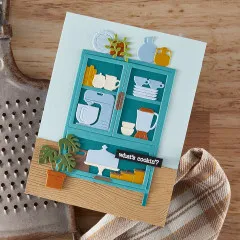 Hero Arts - Die Set - Retro Kitchen - Classic Cabinet