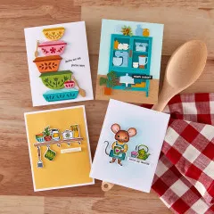 Hero Arts - Die Set - Retro Kitchen - Classic Cabinet