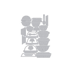 Hero Arts - Die Set - Classic Casserole - Retro Kitchen