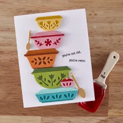 Hero Arts - Die Set - Classic Casserole - Retro Kitchen