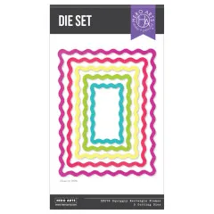 Hero Arts - Die Set - You've Got a Friend - Squiggly Rectangle Frames