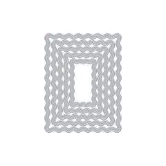 Hero Arts - Die Set - You've Got a Friend - Squiggly Rectangle Frames
