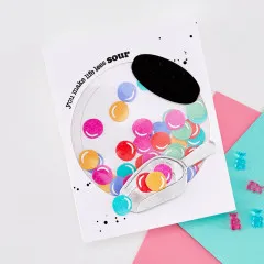 Hero Arts Fancy Dies - Beary Sweet - Penny Candy Jar