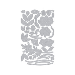Hero Arts Fancy Dies - Tranquil Garden - Lotus Flower Die Set