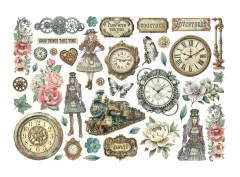 Stamperia Ephemera - Gardens of Time by Antonis Tzanidakis