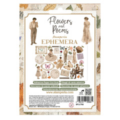 Stamperia Ephemera - Flowers and Poems