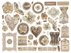 Stamperia Die-Cuts - Old Lace