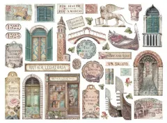Stamperia Die-Cuts - Venice City of Art