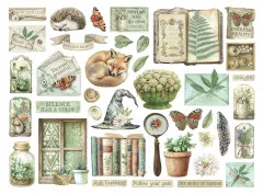Stamperia Die Cuts - Herbarium Silvae