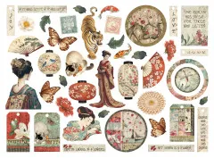 Stamperia Die-Cuts - Oriental Garden - Assorted