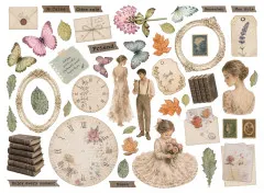 Stamperia Die Cuts - Flowers and Poems