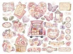 Stamperia Die-Cuts - Romance Forever - Journaling Edition