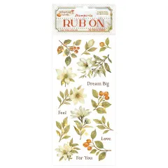 Stamperia Rub-on - Whispering Woods - Magnolia